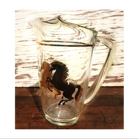 Vintage Glass Cocktail Pitcher - Picture 2 of 8